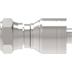 Eaton - Hydraulic Hose Fittings & Couplings Type: BSPP 60 Cone Female Swivel Straight Hose Diameter: 1/4 (Inch) - All Tool & Supply