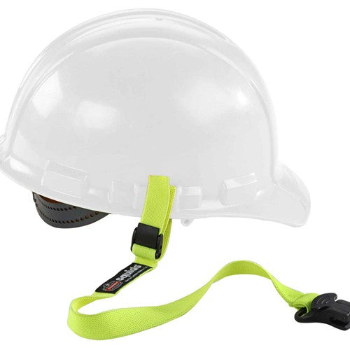 3155 Lime Elastic Hard Hat Lanyard With Clamp - All Tool & Supply