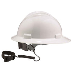 3157 Black Coil Hard Hat Lanyard W/Buckle - All Tool & Supply