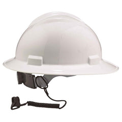 3158 Black Coil Hard Hat Lanyard With Clamp - All Tool & Supply