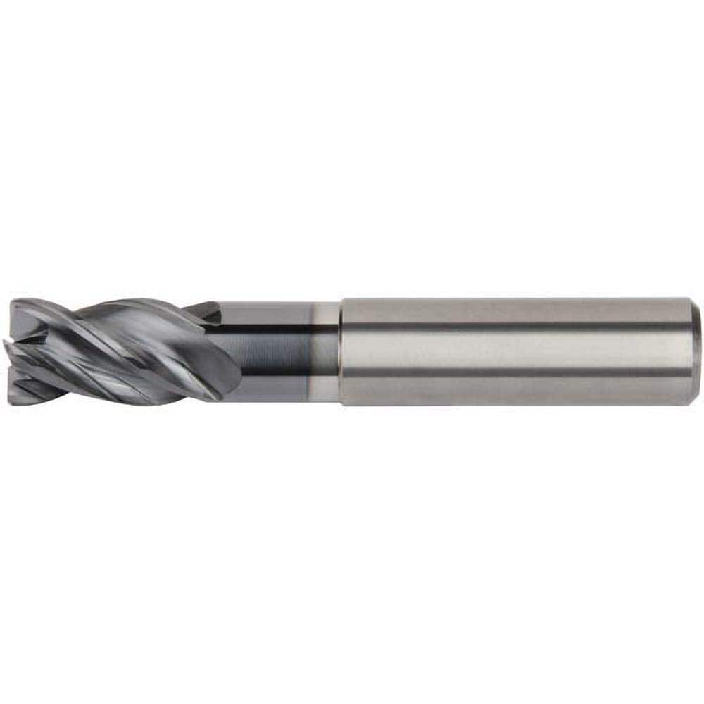 Kennametal - 3mm Diam 4 Flute Solid Carbide 0.1mm Chamfer Width Corner Chamfer End Mill - All Tool & Supply