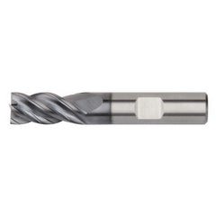 Kennametal - 2.5mm Diam 4 Flute Solid Carbide 0.2mm Chamfer Width Corner Chamfer End Mill - All Tool & Supply