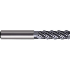 Guhring - 12mm Diam 5 Flute Carbide 1.5mm Corner Radius End Mill - All Tool & Supply