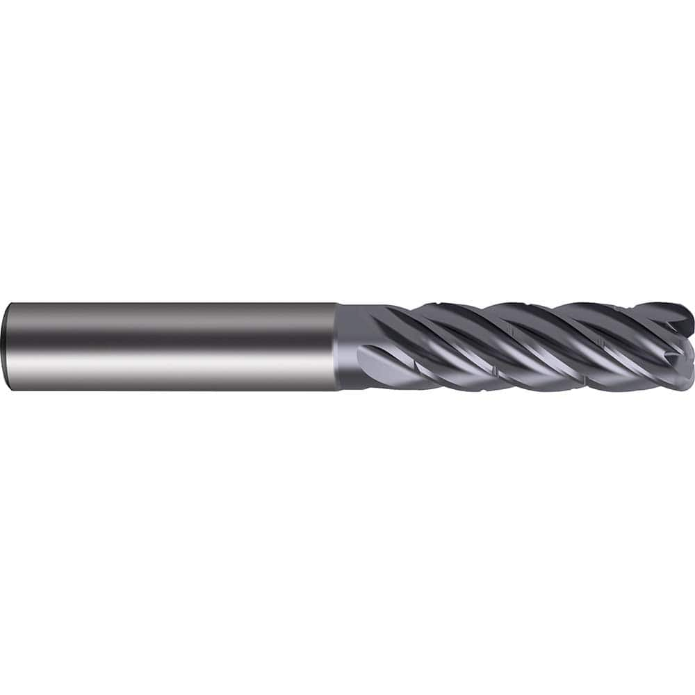 Guhring - 8mm Diam 5 Flute Carbide 1mm Corner Radius End Mill - All Tool & Supply