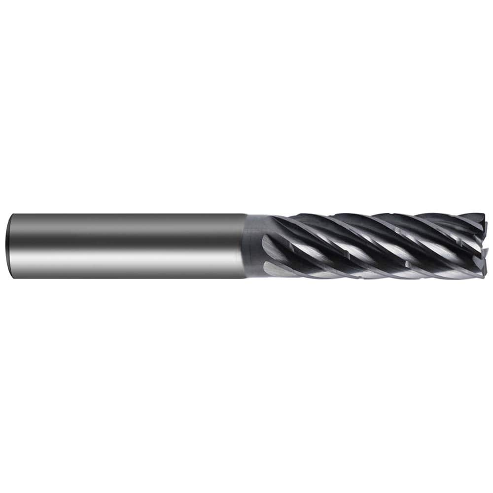 Guhring - 1/2" Diam 7 Flute Carbide 0.01" Chamfer Width End Mill - All Tool & Supply