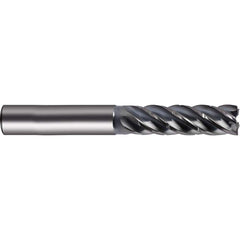 Guhring - 12mm Diam 5 Flute Carbide 0.24mm Chamfer Width End Mill - All Tool & Supply