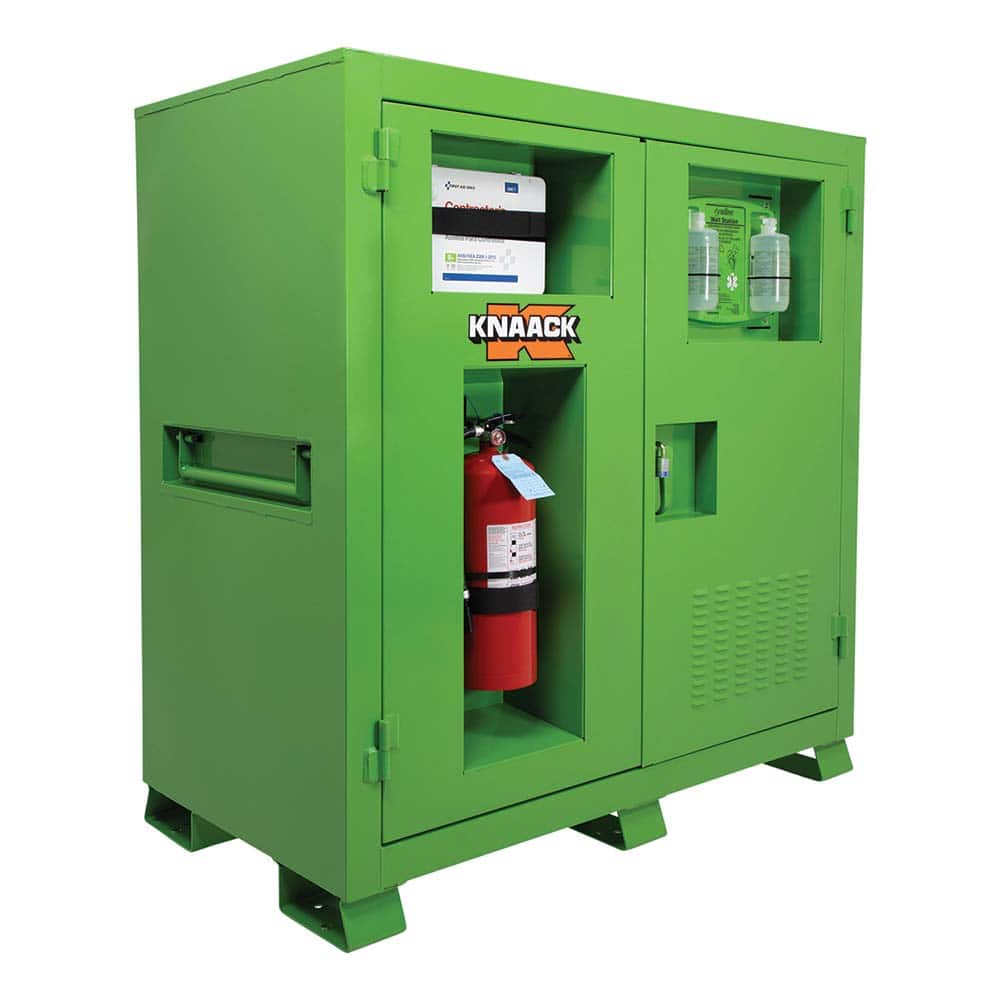 Knaack - Storage Cabinets; Type: Ventilated Storage Cabinet ; Width (Inch): 60 ; Depth (Inch): 30 ; Height (Inch): 60 ; Number of Shelves: 1 ; Material: Steel - Exact Industrial Supply