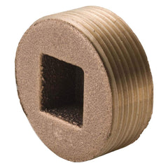 Merit Brass - Brass & Chrome Pipe Fittings Type: Countersunk Plug Fitting Size: 1-1/4 - All Tool & Supply