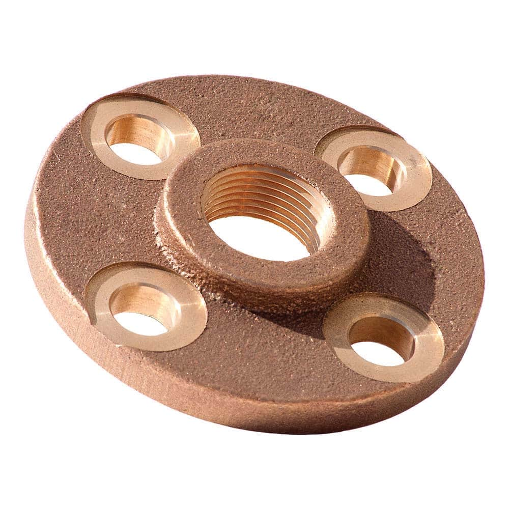 Merit Brass - Brass & Chrome Pipe Fittings Type: Threaded Flange Fitting Size: 2 - All Tool & Supply