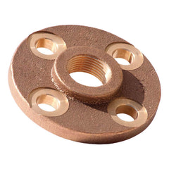 Merit Brass - Brass & Chrome Pipe Fittings Type: Threaded Flange Fitting Size: 1-1/4 - All Tool & Supply