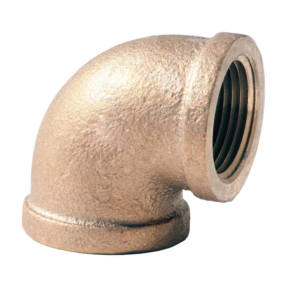 Merit Brass - Brass & Chrome Pipe Fittings Type: 90 Degree Elbow Fitting Size: 3/4 - All Tool & Supply