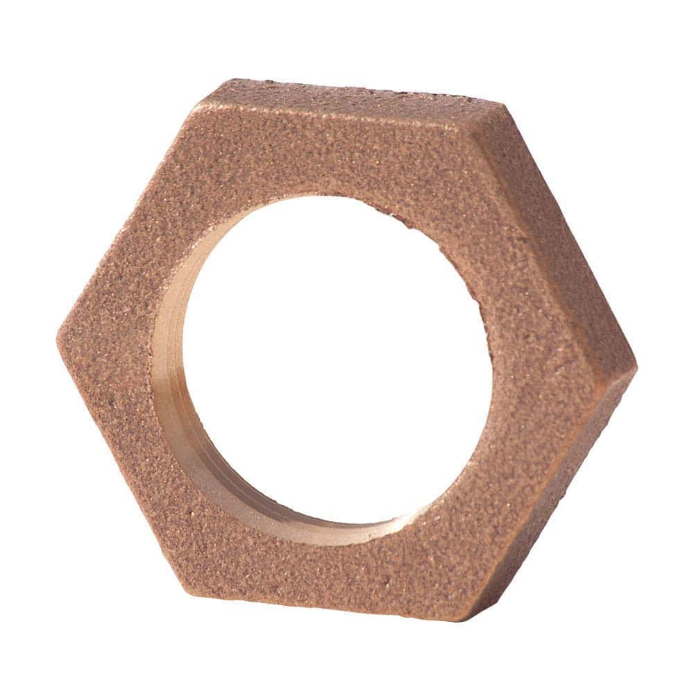 Merit Brass - Brass & Chrome Pipe Fittings Type: Locknut Fitting Size: 1/2 - All Tool & Supply