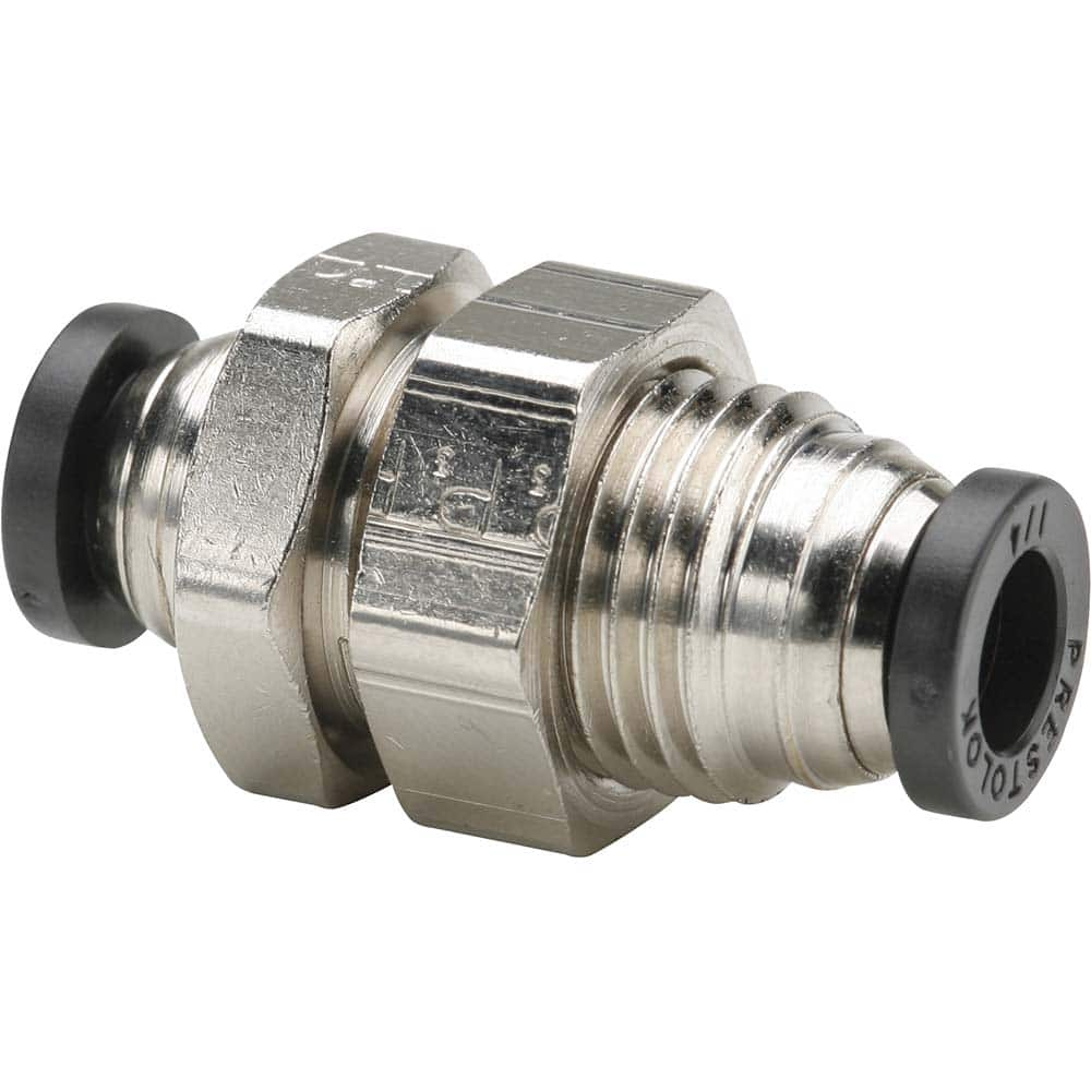 Parker - Metal Push-To-Connect Tube Fittings Type: Bulkhead Union Tube Outside Diameter (Inch): 1/2 - All Tool & Supply