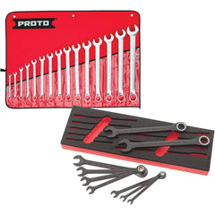 Proto - Wrench Sets Tool Type: Combination Wrench System of Measurement: Inch - All Tool & Supply