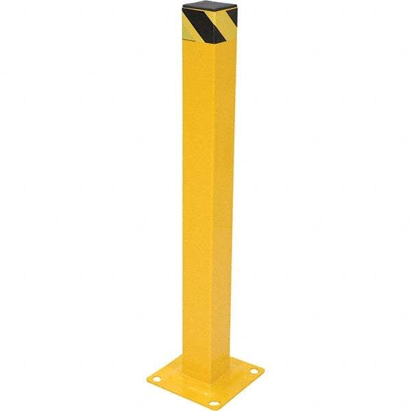 Vestil - 4" Diam x 42" High, Yellow Steel Bollard - All Tool & Supply