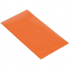 Vestil - 6" High x 3' Long x 3" Wide Barrier Reflective Sheeting - Orange - All Tool & Supply