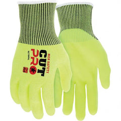 MCR Safety - Size S, ANSI Cut Lvl A4, Puncture Lvl 3, Abrasion Lvl 4, Foam Nitrile Coated Cut & Puncture Resistant Gloves - All Tool & Supply