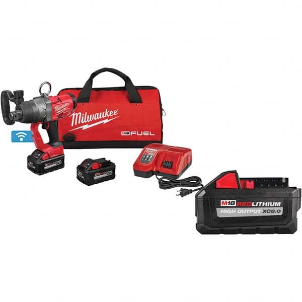 Milwaukee Tool - Cordless Impact Wrenches & Ratchets Voltage: 18.0 Drive Size (Inch): 1 - All Tool & Supply