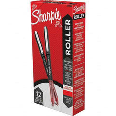 Sharpie - Pens & Pencils Type: Roller Ball Pen Color: Red - All Tool & Supply