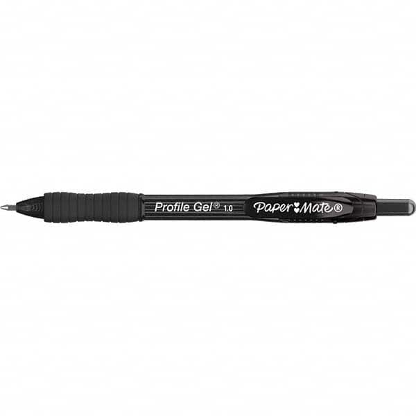 Paper Mate - Pens & Pencils Type: Retractable Gel Color: Black - All Tool & Supply