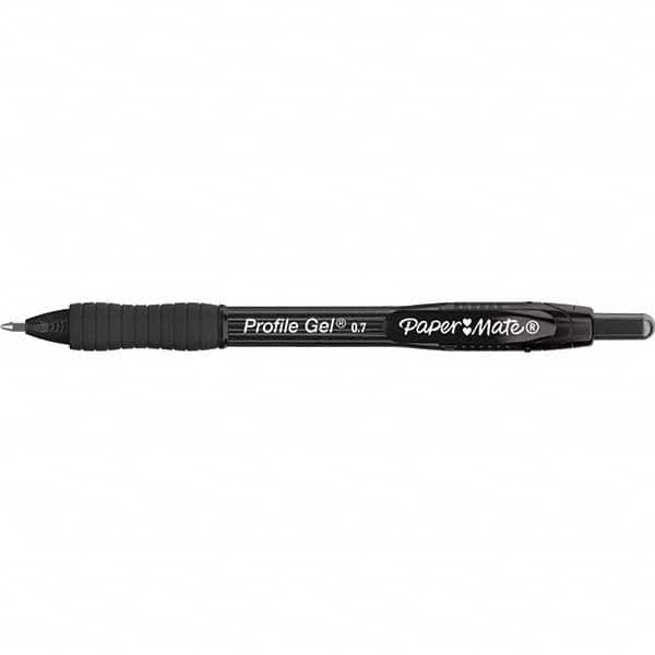 Paper Mate - Pens & Pencils Type: Retractable Gel Color: Black - All Tool & Supply