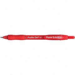 Paper Mate - Pens & Pencils Type: Retractable Gel Color: Red - All Tool & Supply