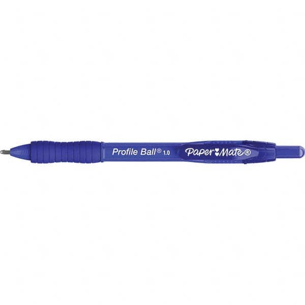 Paper Mate - Pens & Pencils Type: Retractable Ball Point Pen Color: Blue - All Tool & Supply