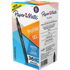 Paper Mate - Pens & Pencils Type: Retractable Gel Color: Black - All Tool & Supply