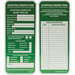 NMC - Safety & Facility Tags Message Type: Accident Prevention Tag Header: SCAFFOLD INSPECTION - All Tool & Supply