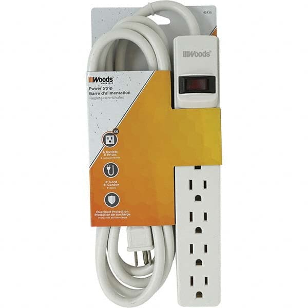 Southwire - Power Outlet Strips Amperage: 15 Voltage: 120 V - All Tool & Supply