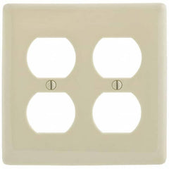 Hubbell Wiring Device-Kellems - Wall Plates Wall Plate Type: Outlet Wall Plates Color: Light Almond - All Tool & Supply