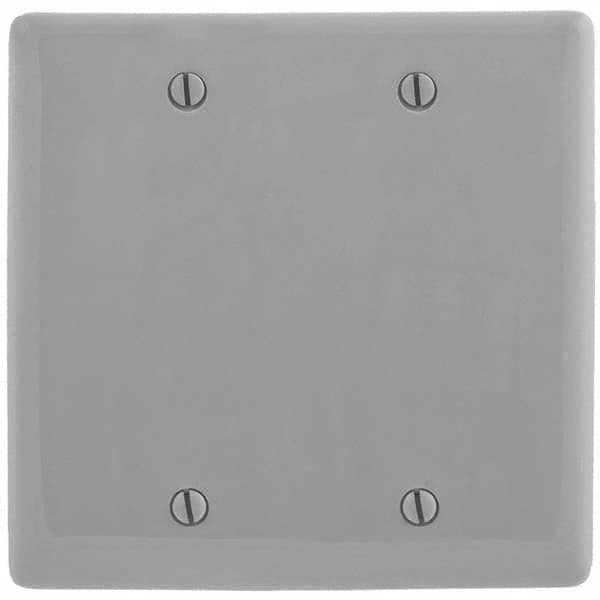 Hubbell Wiring Device-Kellems - Wall Plates Wall Plate Type: Blank Wall Plate Color: Gray - All Tool & Supply