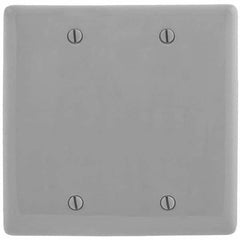 Hubbell Wiring Device-Kellems - Wall Plates Wall Plate Type: Blank Wall Plate Color: Gray - All Tool & Supply