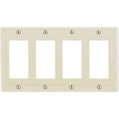 Hubbell Wiring Device-Kellems - Wall Plates Wall Plate Type: Outlet Wall Plates Color: Light Almond - All Tool & Supply