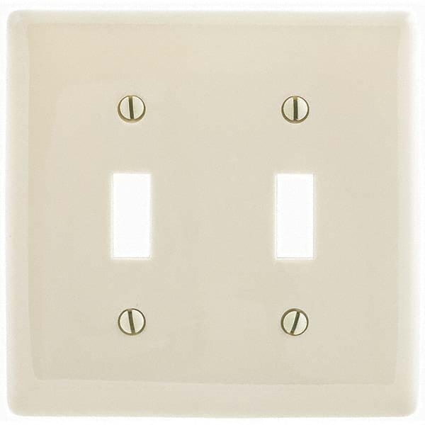 Hubbell Wiring Device-Kellems - Wall Plates Wall Plate Type: Switch Plates Color: Light Almond - All Tool & Supply