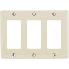 Hubbell Wiring Device-Kellems - Wall Plates Wall Plate Type: Outlet Wall Plates Color: Light Almond - All Tool & Supply