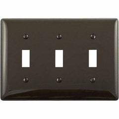 Hubbell Wiring Device-Kellems - Wall Plates Wall Plate Type: Switch Plates Color: Brown - All Tool & Supply