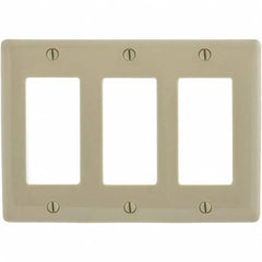 Hubbell Wiring Device-Kellems - Wall Plates Wall Plate Type: Outlet Wall Plates Color: Ivory - All Tool & Supply