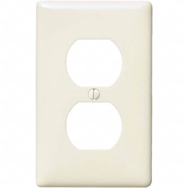 Hubbell Wiring Device-Kellems - Wall Plates Wall Plate Type: Outlet Wall Plates Color: Light Almond - All Tool & Supply