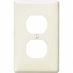 Hubbell Wiring Device-Kellems - Wall Plates Wall Plate Type: Outlet Wall Plates Color: Light Almond - All Tool & Supply