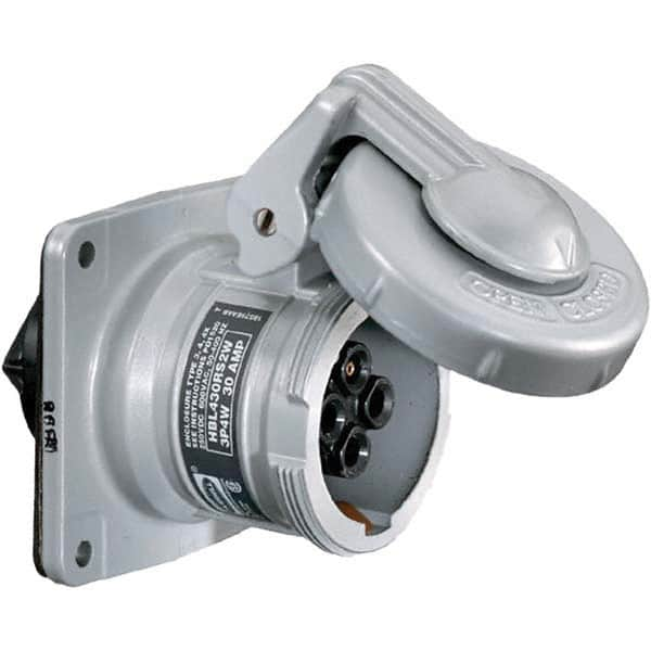 Hubbell Wiring Device-Kellems - Pin & Sleeve Receptacles Receptacle/Part Type: Receptacle Pin Configuration: 3 - All Tool & Supply