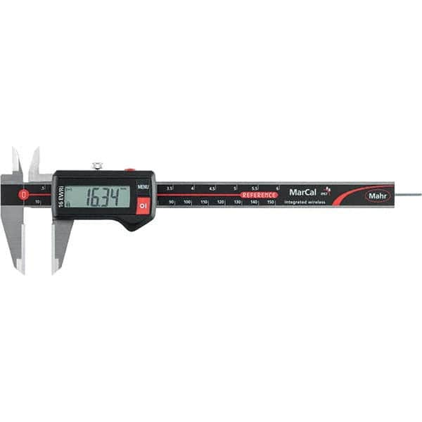 Mahr - 0 to 150mm Range, 0.01mm Resolution, IP67 Electronic Caliper - All Tool & Supply