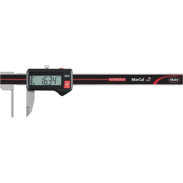 Mahr - 0 to 150mm Range, 0.01mm Resolution, IP67 Electronic Caliper - All Tool & Supply