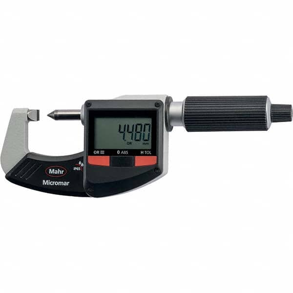 Mahr - Electronic Outside Micrometers Type: Standard Minimum Measurement (Decimal Inch): 0.0000 - All Tool & Supply