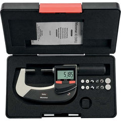 Mahr - Electronic Outside Micrometers Type: Standard Minimum Measurement (Decimal Inch): 0.0000 - All Tool & Supply