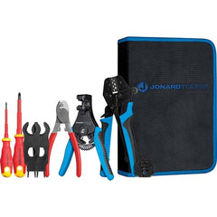 Jonard Tools - Crimpers Type: Solar Panel Crimping Tool Kit Capacity: 14, 12, or 10 AWG - All Tool & Supply