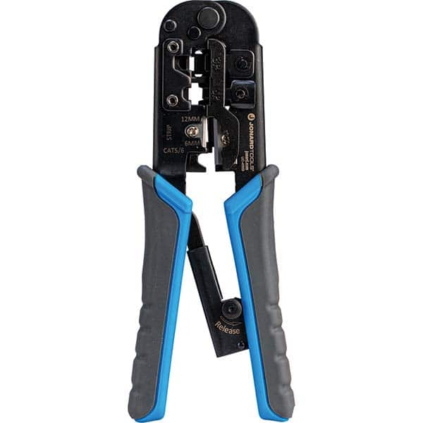 Jonard Tools - Crimpers Type: Pass-through Modular Crimping Tool Capacity: RJ-11, RJ-45 - All Tool & Supply