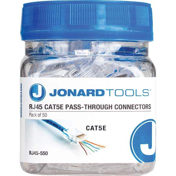 Jonard Tools - Cable Tools & Kits Tool Type: Pass-Through Connectors Number of Pieces: 50.000 - All Tool & Supply