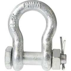 US Cargo Control - Shackles Load Limit (Ton): 3.25 Pin Type: Bolt&Nut - All Tool & Supply