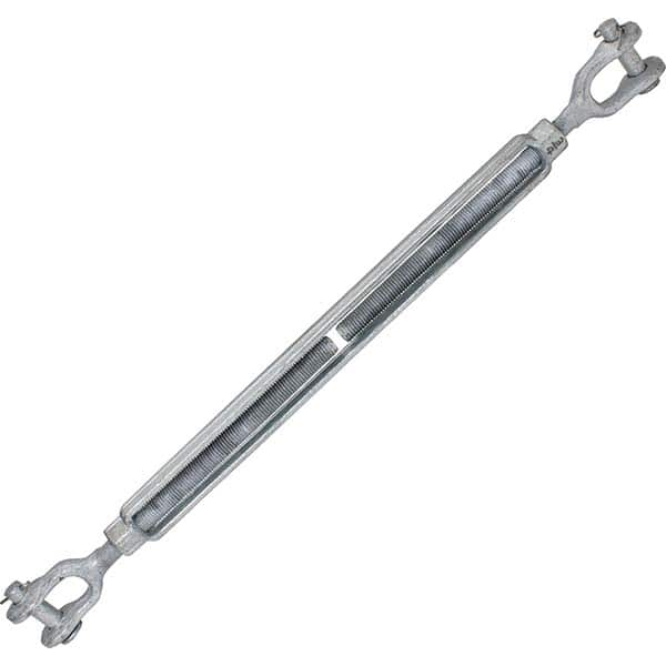 US Cargo Control - Turnbuckles Type: Jaw & Jaw Working Load Limit (Lb.): 5200 - All Tool & Supply